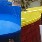 Cover Depo Baja Steel - Wiremesh untuk kolam bulat