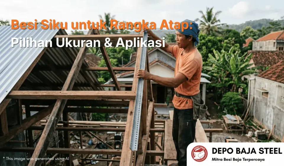 Besi Siku untuk Rangka Atap_ Pilihan Ukuran & Aplikasi