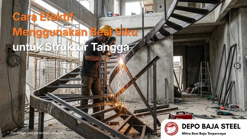 Depo Baja Steel - Besi Siku untuk Tangga