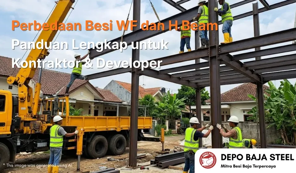 Perbedaan Besi WF dan H Beam Panduan Lengkap untuk Kontraktor & Developer