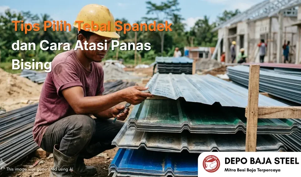 Tips Pilih Tebal Spandek dan Cara Atasi Panas Bising